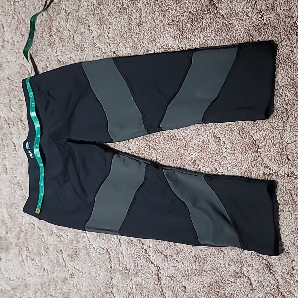 Fila sport crop running womens athletic legging pant BLACK SMALL